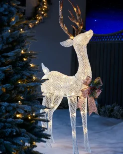 WeRChristmas 3D Reindeer Family Silhouette, 151 Cm