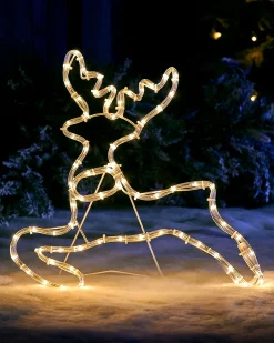WeRChristmas 2D Reindeer LED Rope Light Silhouette, 60 Cm