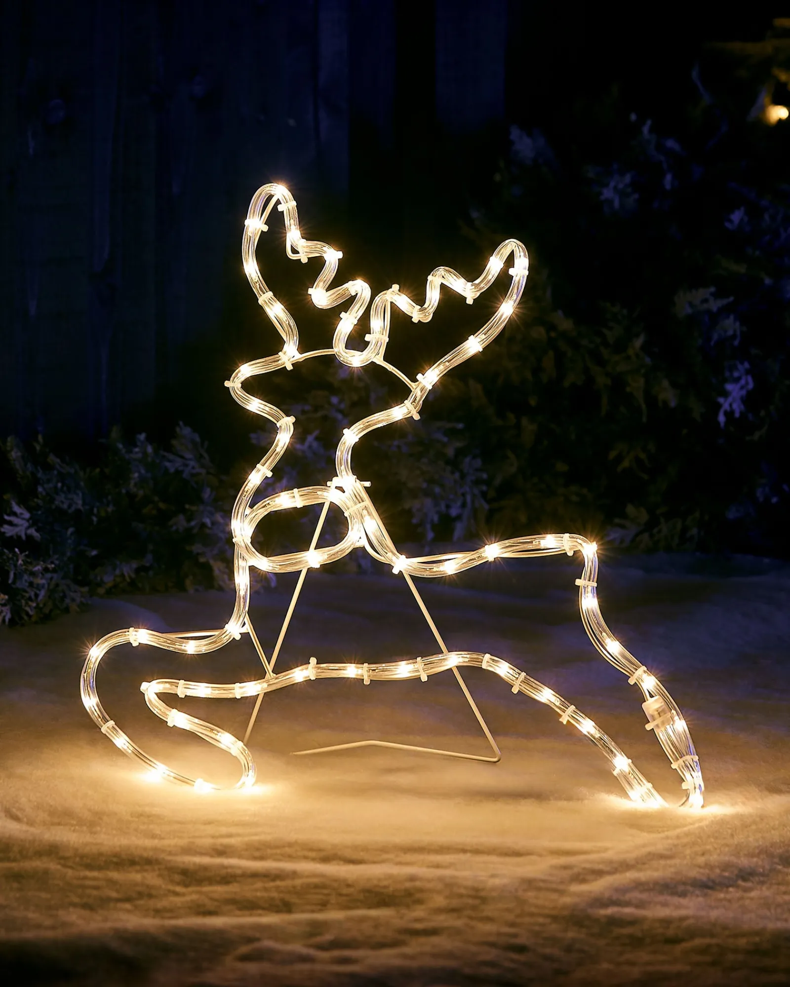 WeRChristmas 2D Reindeer LED Rope Light Silhouette, 60 Cm