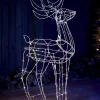 WeRChristmas 3D Standing Reindeer Silhouette, 110 Cm
