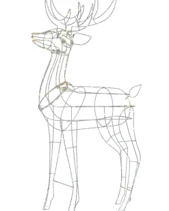WeRChristmas 3D Standing Reindeer Silhouette, 110 Cm