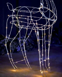 WeRChristmas 3D Standing Reindeer Silhouette, 110 Cm