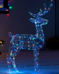WeRChristmas 3D Standing Stag Silhouette, 110 Cm