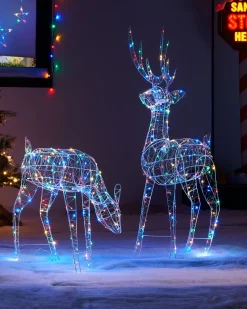 WeRChristmas 3D Standing Stag Silhouette, 110 Cm