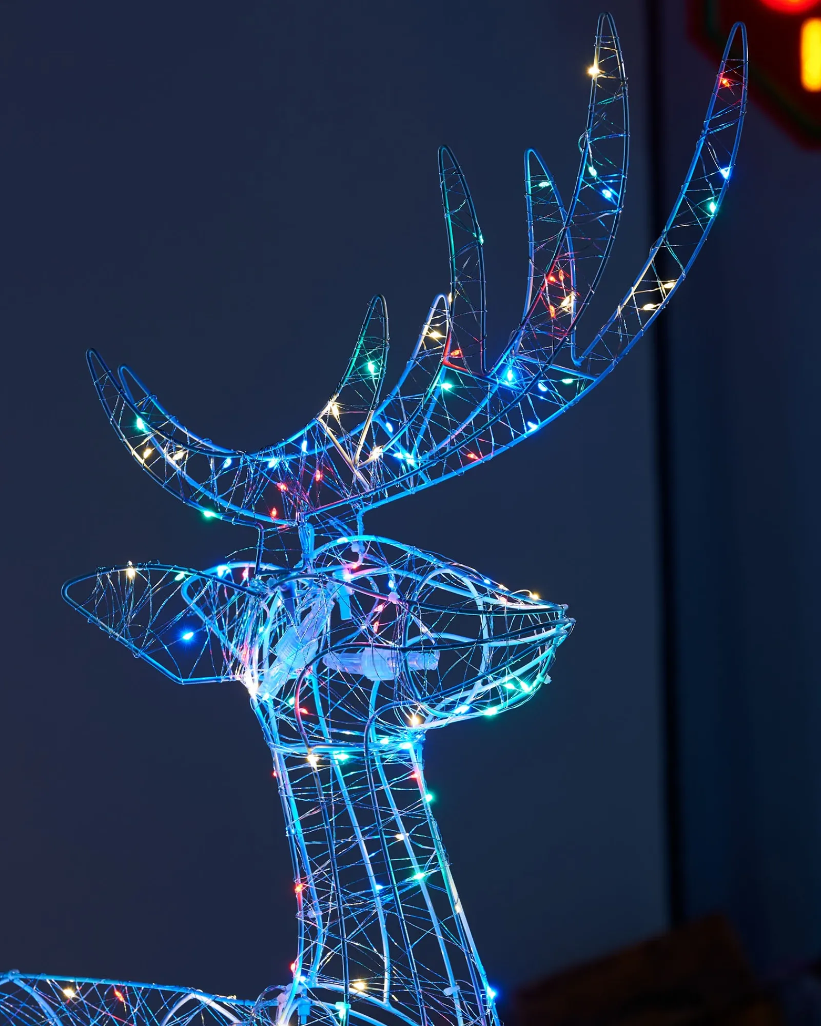 WeRChristmas 3D Standing Stag Silhouette, 110 Cm