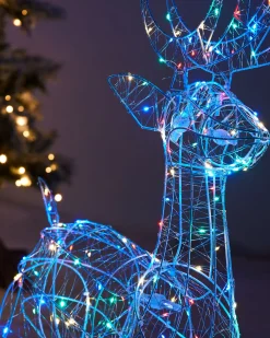 WeRChristmas 3D Standing Stag Silhouette, 110 Cm