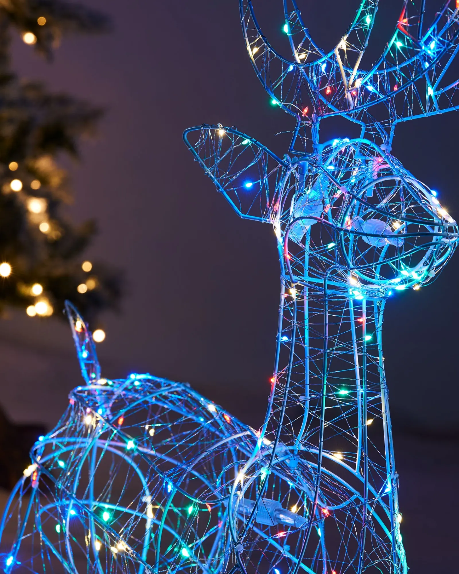 WeRChristmas 3D Standing Stag Silhouette, 110 Cm