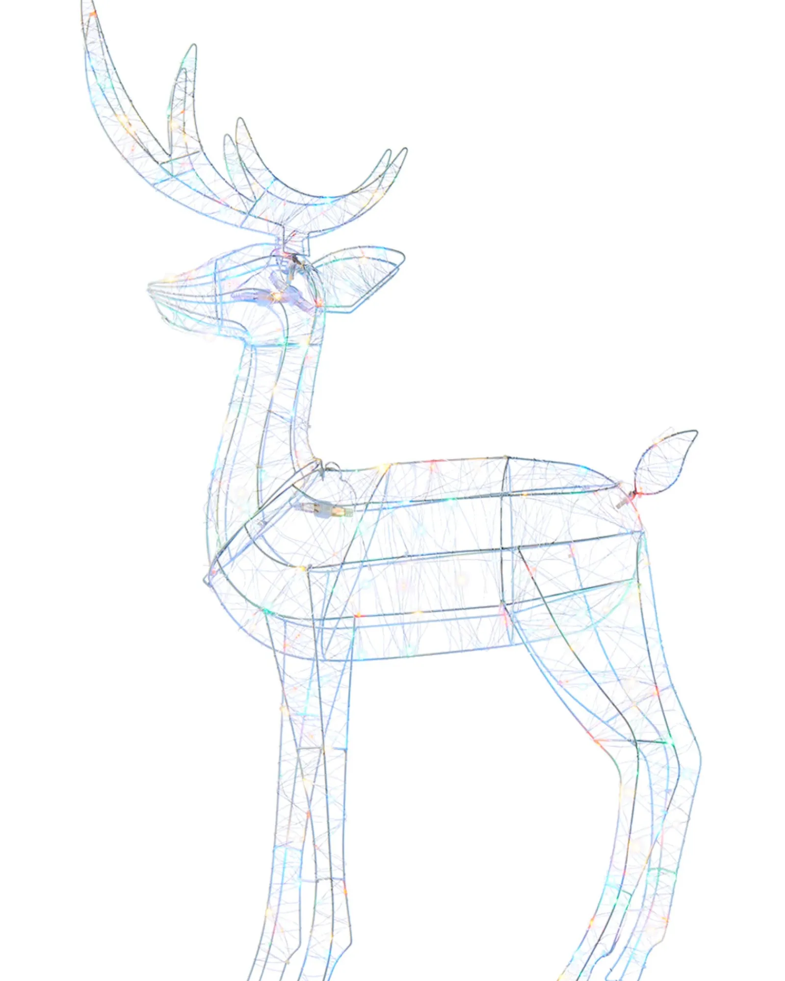 WeRChristmas 3D Standing Stag Silhouette, 110 Cm