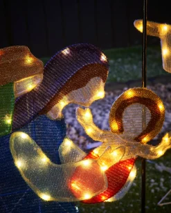 WeRChristmas 2D Tinsel Nativity Scene Silhouette
