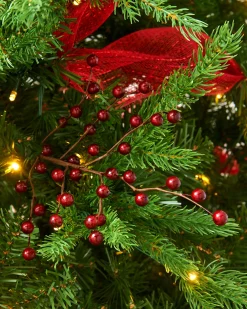 WeRChristmas Deep Red Berry Christmas Tree Spray, 45 Cm