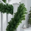 WeRChristmas Extra Thick Pine Garland, Green, 9 Ft