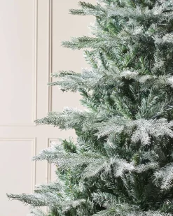 WeRChristmas Frosted Siberian Mixed Pine Christmas Tree, 6 Ft