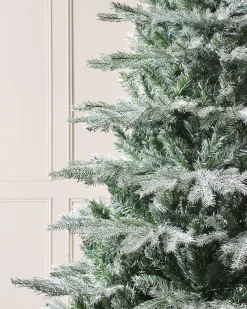 WeRChristmas Frosted Siberian Mixed Pine Christmas Tree, 7 Ft