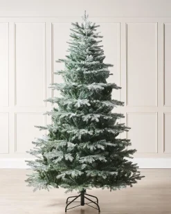 WeRChristmas Frosted Siberian Mixed Pine Christmas Tree, 7 Ft
