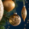 WeRChristmas Glamour Glass Baubles, 20 Pack