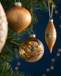 WeRChristmas Glamour Glass Baubles, 20 Pack