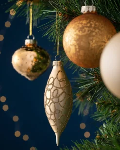 WeRChristmas Glamour Glass Baubles, 20 Pack