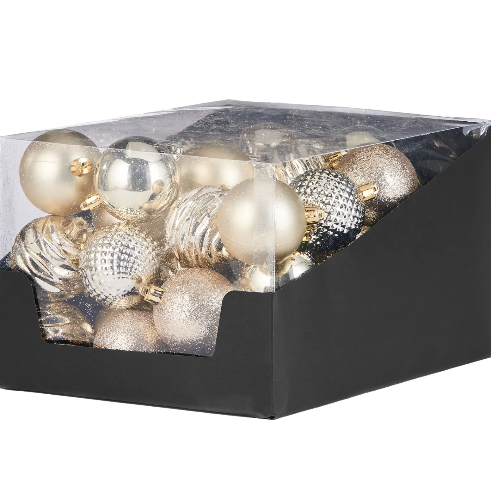 WeRChristmas Gold Shatterproof Baubles, 50 Pack, 6 Cm