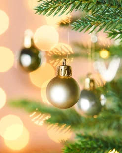 WeRChristmas Gold Shatterproof Baubles, 36 Pack, 3 Cm