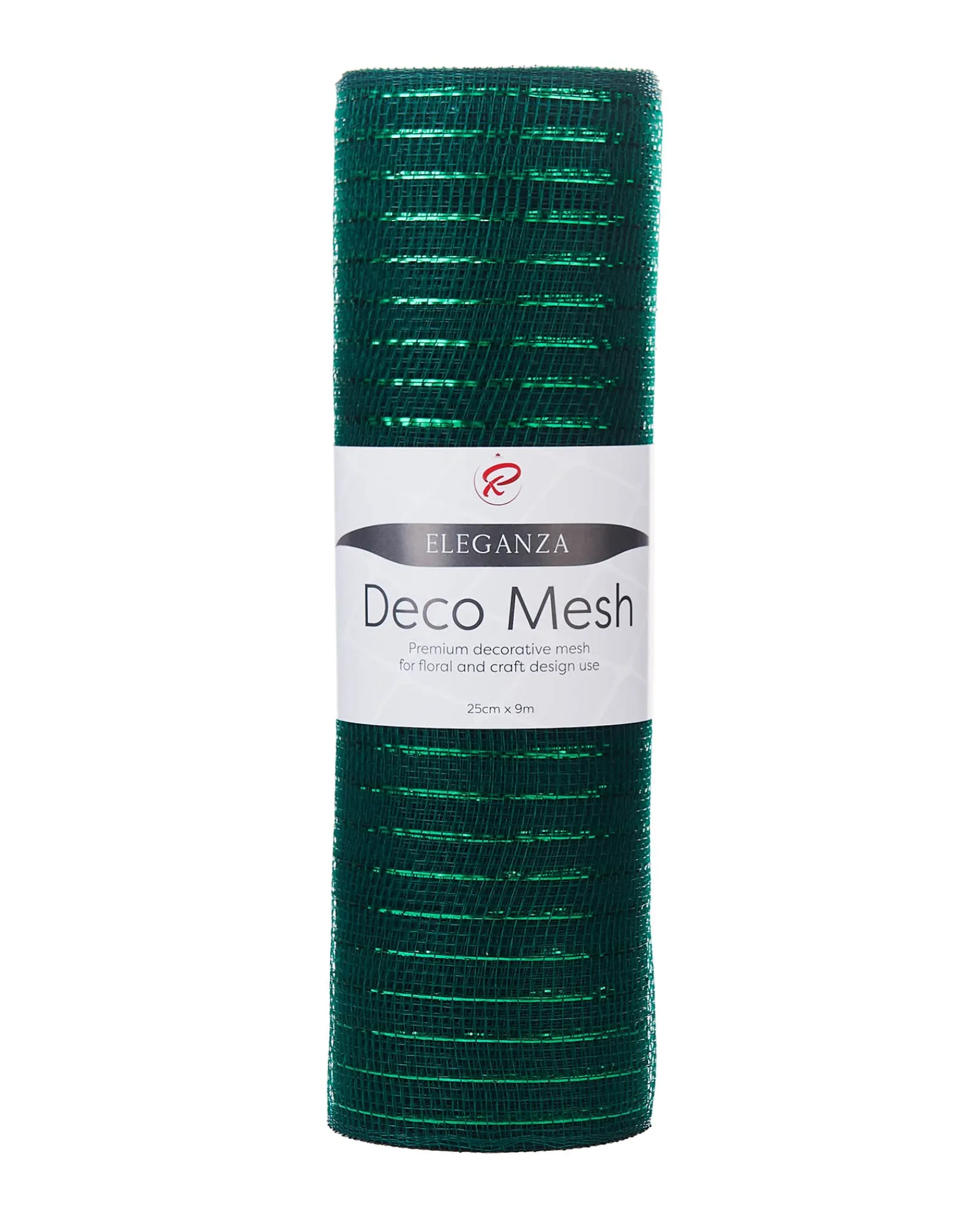 WeRChristmas Green Mesh With Green Foil, 9 M