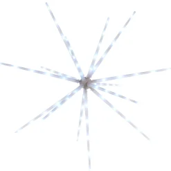 WeRChristmas Hanging Starburst Decoration, Ice White, 51 Cm
