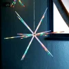WeRChristmas Hanging Starburst Decoration, Colour Changing, 51 Cm