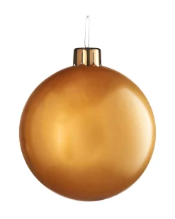 WeRChristmas Inflatable Christmas Bauble, Gold, 45 Cm