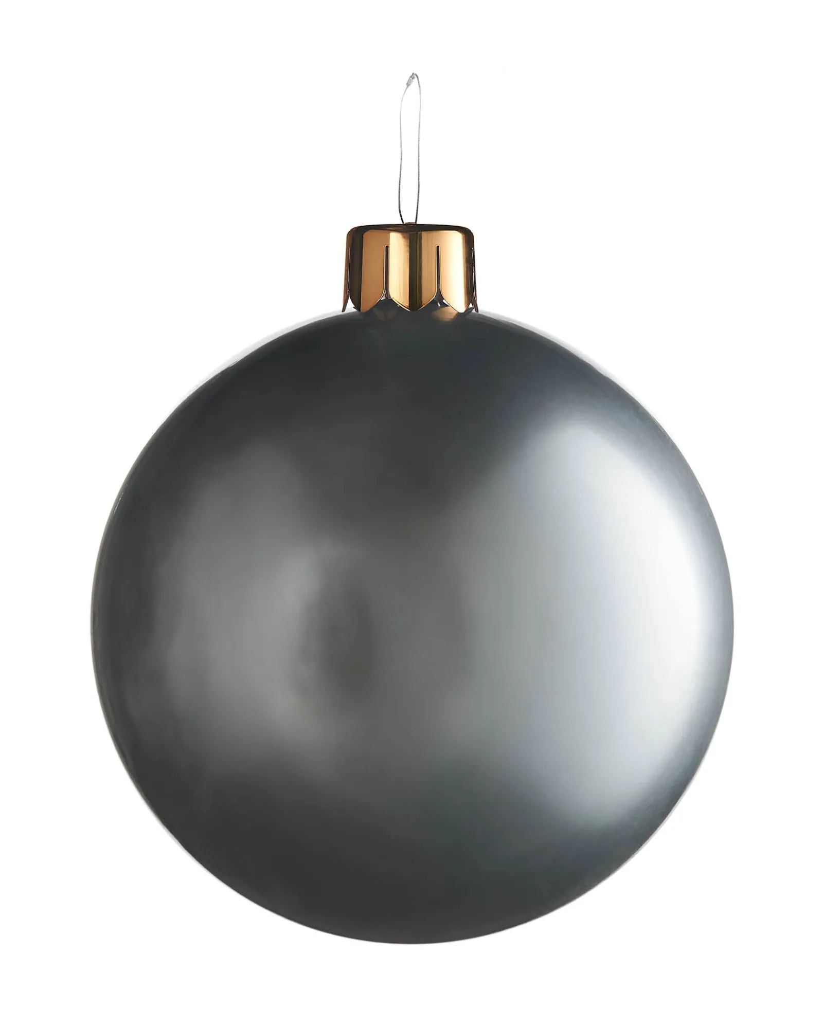 WeRChristmas Inflatable Christmas Bauble, Silver, 45 Cm