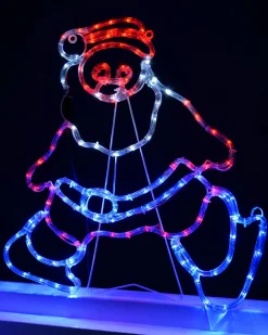 WeRChristmas LED Santa Rope Light Window Silhouette, 61 Cm