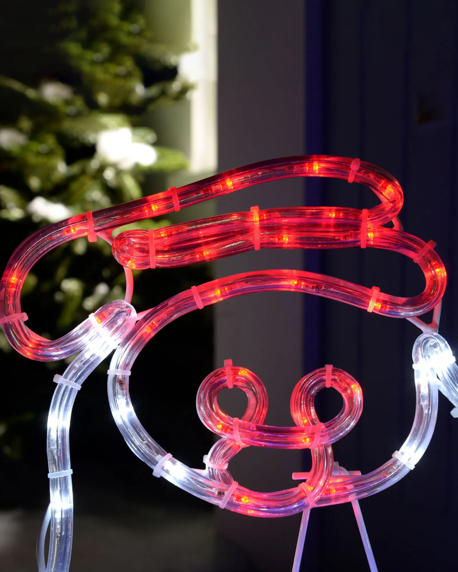 WeRChristmas LED Santa Rope Light Window Silhouette, 61 Cm