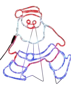 WeRChristmas LED Santa Rope Light Window Silhouette, 61 Cm