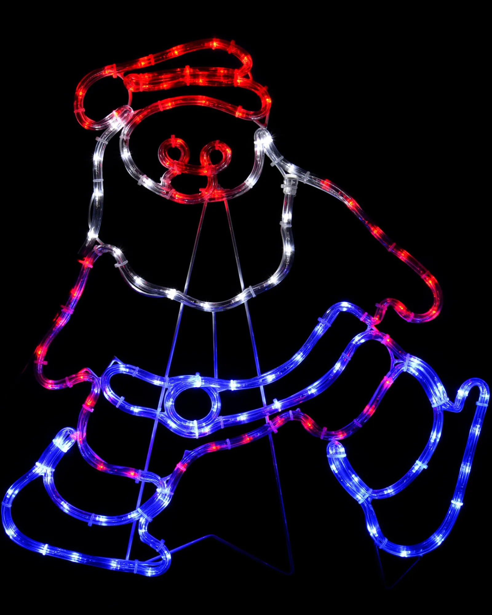 WeRChristmas LED Santa Rope Light Window Silhouette, 61 Cm