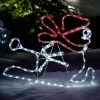 WeRChristmas LED Snowman Rope Light Window Silhouette, 50 Cm