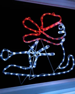 WeRChristmas LED Snowman Rope Light Window Silhouette, 50 Cm