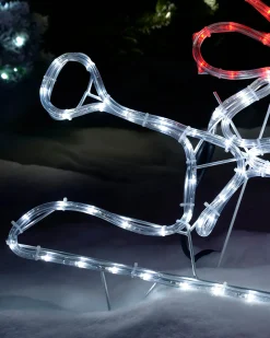 WeRChristmas LED Snowman Rope Light Window Silhouette, 50 Cm