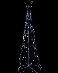 WeRChristmas LED Waterfall Pop-Up Christmas Tree, 200 Cm