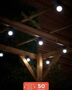 WeRChristmas LINK FESTOON E27 Belt, Connectable, 20 Sockets, 50 Cm Spacing