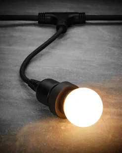 WeRChristmas LINK FESTOON E27 Long Drop Belt, Connectable, 10 Sockets, 100 Cm Spacing