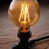 WeRChristmas LINK FESTOON 4W E27 Dimmable Globe Filament LED Bulb, Warm White