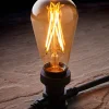 WeRChristmas LINK FESTOON 4W E27 Dimmable Teardrop Filament LED Bulb, Warm White
