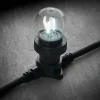 WeRChristmas LINK FESTOON 2W E27 Dimmable Filament LED Bulb, White