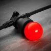 WeRChristmas LINK FESTOON 1.3W E27 LED Bulb, Red