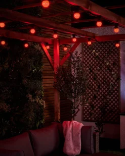 WeRChristmas LINK FESTOON 1.3W E27 LED Bulb, Red