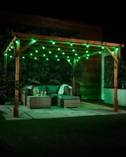 WeRChristmas LINK FESTOON 1.3W E27 LED Bulb, Green