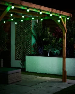 WeRChristmas LINK FESTOON 1.3W E27 LED Bulb, Green