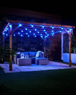 WeRChristmas LINK FESTOON 2W E27 LED Bulb, Blue