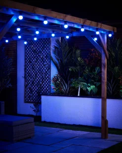 WeRChristmas LINK FESTOON 2W E27 LED Bulb, Blue