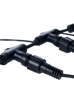 WeRChristmas LINK PRO 9 Port Black Curtain Connector, Connectable