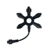 WeRChristmas LINK PRO 5 Port Black Curtain Connector, Connectable