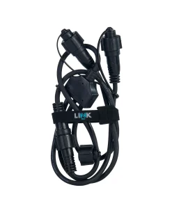 WeRChristmas LINK PRO 3 Way Connector, Connectable, Black